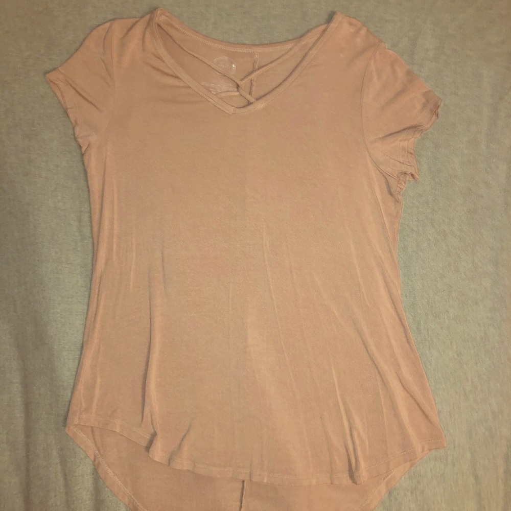 Pink hi-low shirt from Maurices
